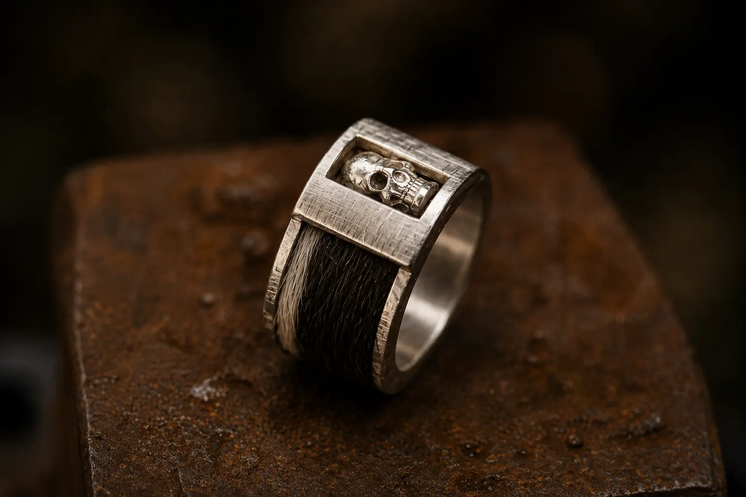Handgefertigter Ring von Goldschmied Martin Brunner – Unikat aus dem Atelier Zeitzone 65 (Nr. 12)
